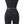 Goth Waist Body Chain — women's black faux-leather goth chain accessory