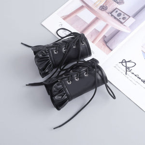 Goth Wrist  Gloves Leather