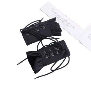 Goth Wrist  Gloves Leather
