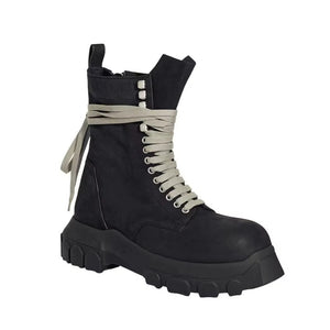 Gothic Black Boots Men