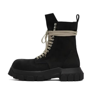 Gothic Black Boots Men