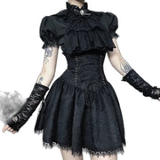 Gothic Black Mini Skirt
