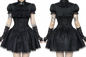 Gothic Black Mini Skirt