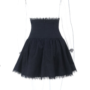 Gothic Black Mini Skirt