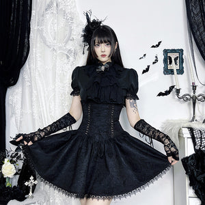 Gothic Black Mini Skirt