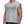 Close front angle of the black thorned wordmark print spreading like wings across the grey chest