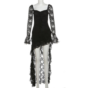 Gothic Dress with Long Sleeves