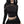 Gothic Fishnet Patches Black Top - product view on white background