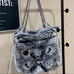Gothic Lolita Y2k Purse Dark