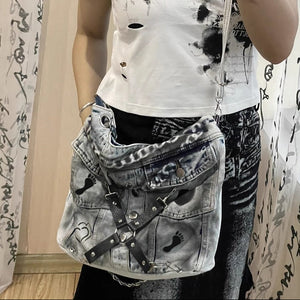 Gothic Lolita Y2k Purse Dark