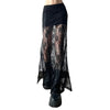 Jupe longue maxi gothique