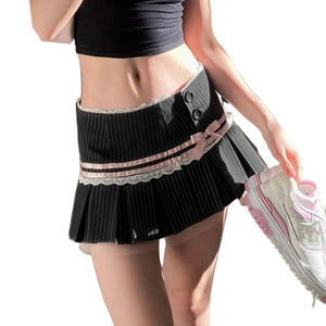 Gothic Mini Black Skirt