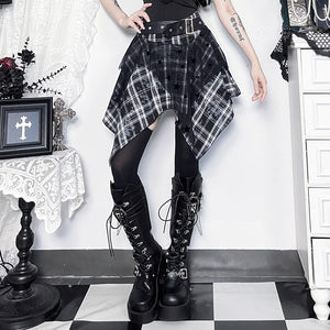 Gothic Mini Skirt Black