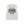 Heather grey colourway laid flat, front view of the tribal chest print on speckled cotton jersey