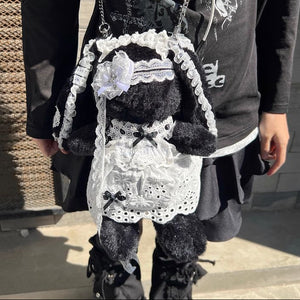 Gothic patch work Purse Y2k
