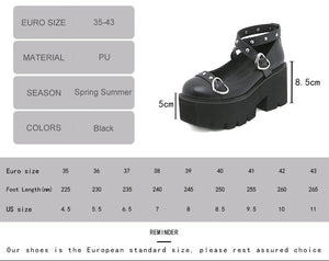Gothic Shoes Y2K