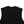 The plain black colourway laid flat, front, with no print across the chest at all
