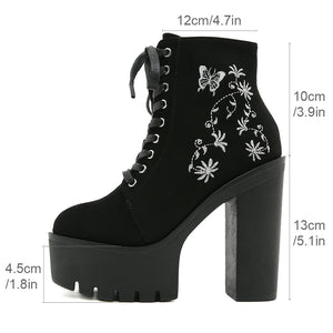 Gothic Style Y2K Shoes