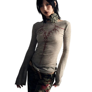 Gothic Top Y2k Streetwear