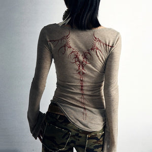 Gothic Top Y2k Streetwear