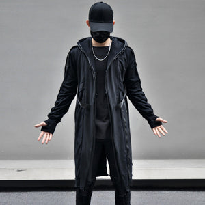 Gothic Trench Techwear Jacket