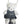 Gothic White Bear Doll Purse Y2k