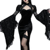 Gothic Witch Long Velvet Dress