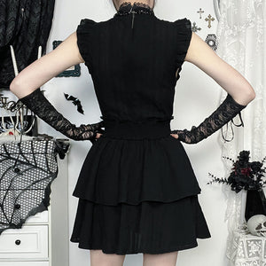 Gothic Women Techwear Dress
