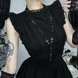 Gothic Women Techwear Dress