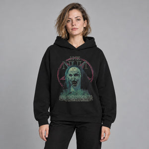 Gothic Y2K Hoodie – worn by a woman