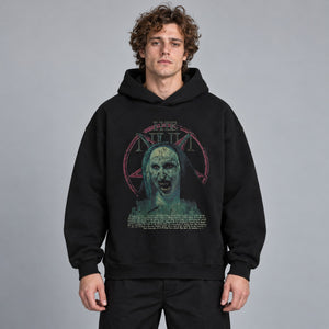 Gothic Y2K Hoodie – worn by a man