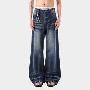 Gradient Color Men's Y2K Jeans