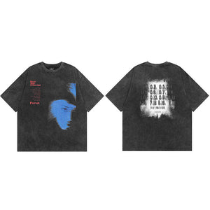 Graphic Black Y2K Tees