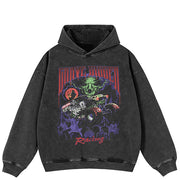 Sudadera con capucha estampada estilo Y2K