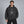 Graphic Washed Black Y2k Hoodie – worn by a man