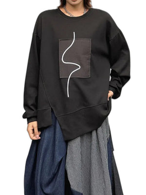Graphic Womens Sweatshirt - product view on white background