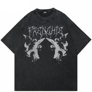 T-shirt graphique gothique Y2K