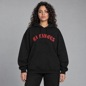 Graphic Y2k Hoodie Oversized – worn by a woman