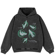 Sweat à capuche Y2K graphique