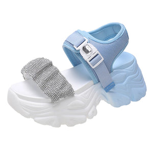 Green Chunky Sandals