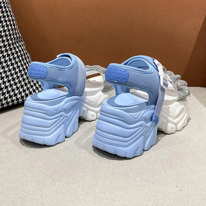 Green Chunky Sandals