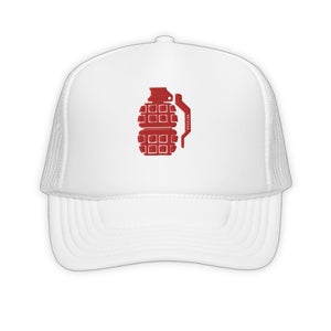 Grenade Trucker Hats Trendy - product view on white background