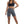 Grey Women Shorts Booty - product view on white background