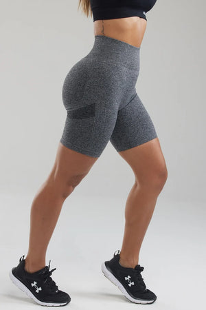 Grey Women Shorts Booty