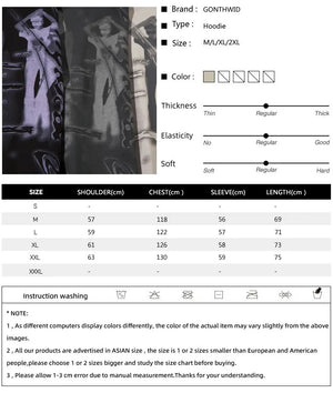 Grunge Harajuku Y2k hoodie