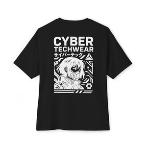 Gym Oversized Tshirt Black Cyber