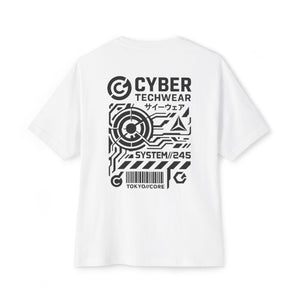 Gym Oversized TShirt White Cyber