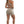 Gym Shorts Booty Beige - product view on white background