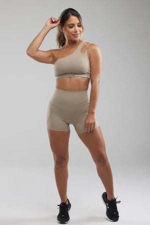 Gym Shorts Booty Beige