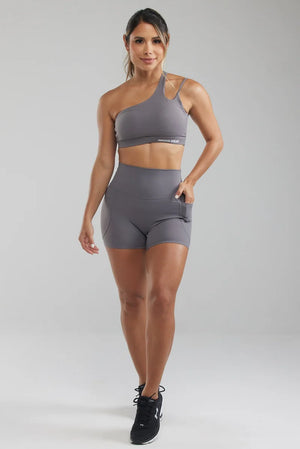 Gym Shorts Booty Grey